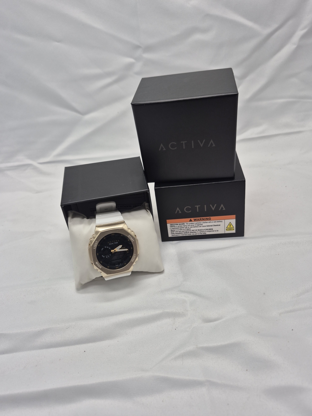Invicta White and Rose Gold Men’s Watch